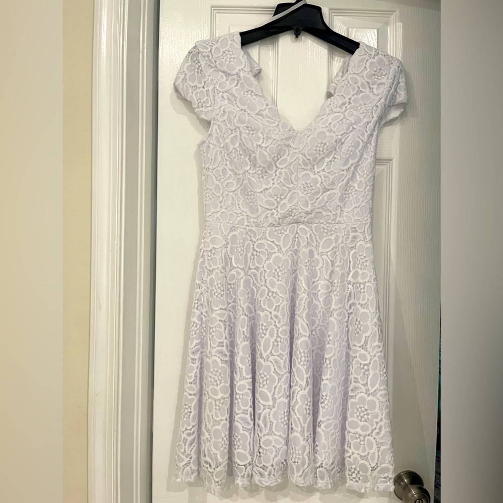 White lace dress, Dillards